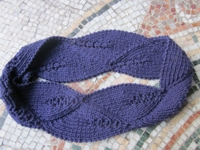 Sea of knits Reversible Leaf Scarf